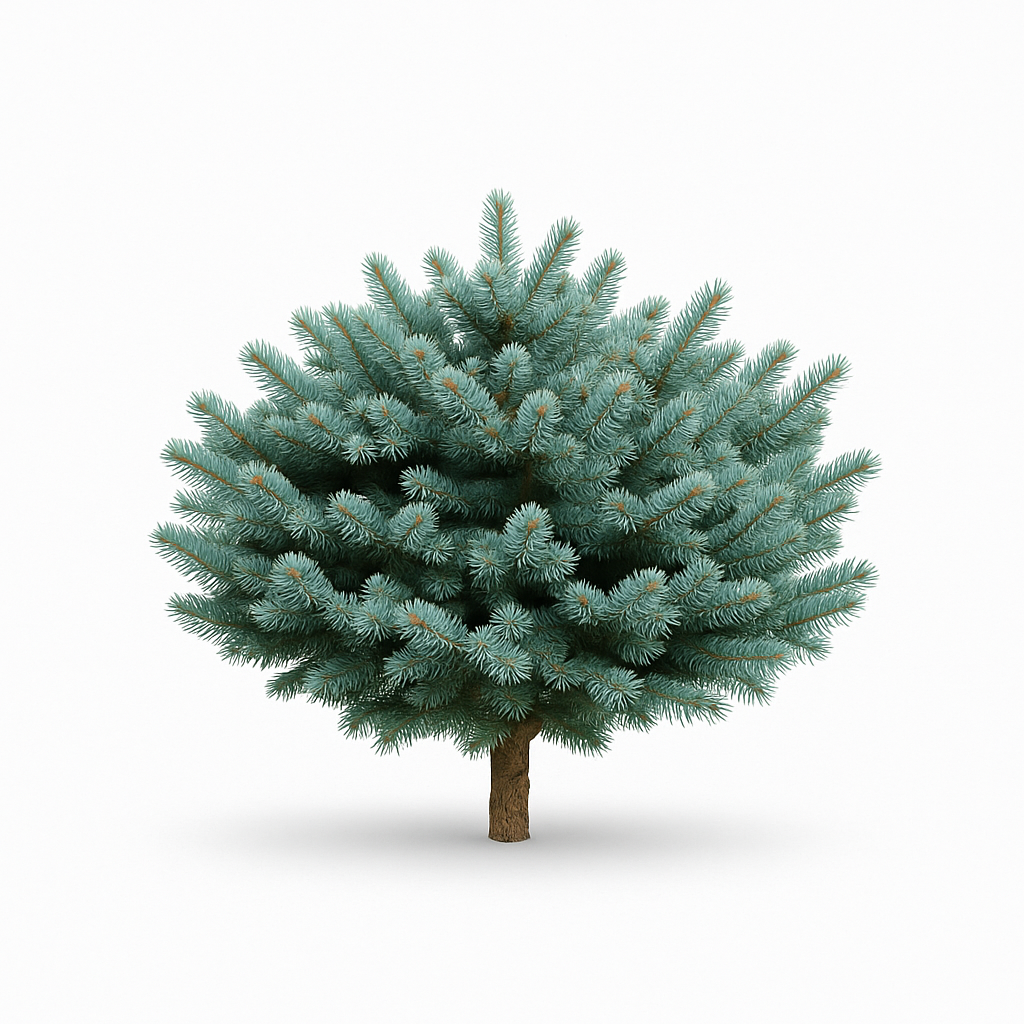 Ель колючая «Глаука Глобоза»