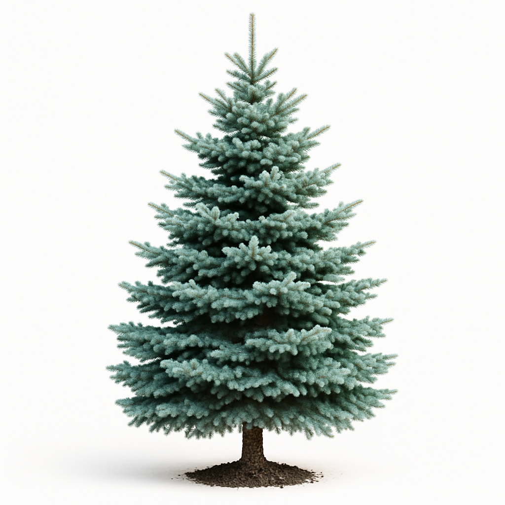 Ель колючая голубая